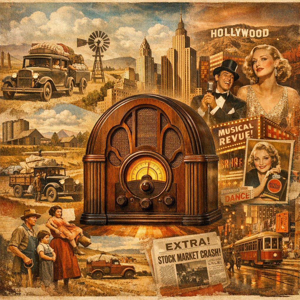 1930s Collage 8x8"