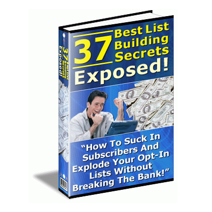 37 Best List Building Secrets